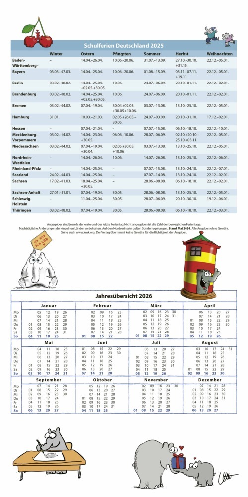 Bild: 9783966648516 | Otto 2025 - Otto Waalkes &amp; Ottifanten | Otto Waalkes | Kalender | 2025