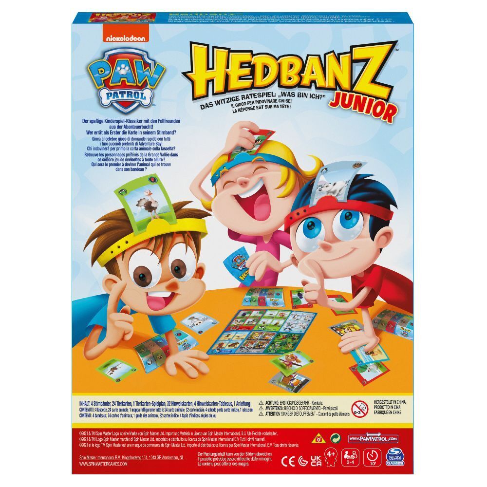 Bild: 778988387771 | BGM Hedbanz Junior Paw Patrol | Spiel | Karton | 38777 | Deutsch