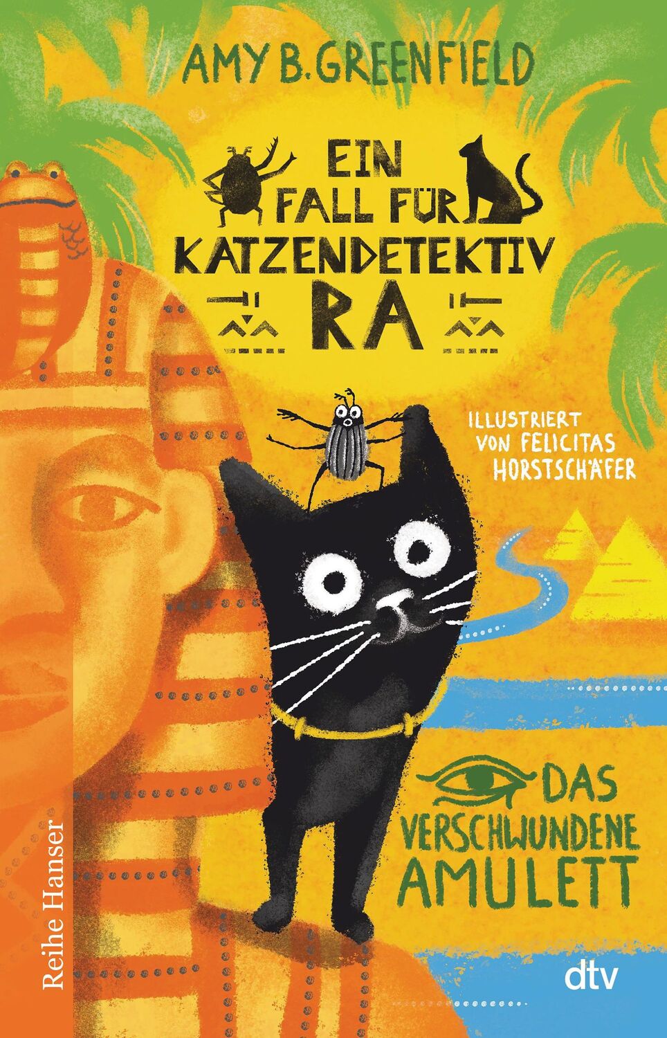 Cover: 9783423640817 | Ein Fall für Katzendetektiv Ra Das verschwundene Amulett | Greenfield