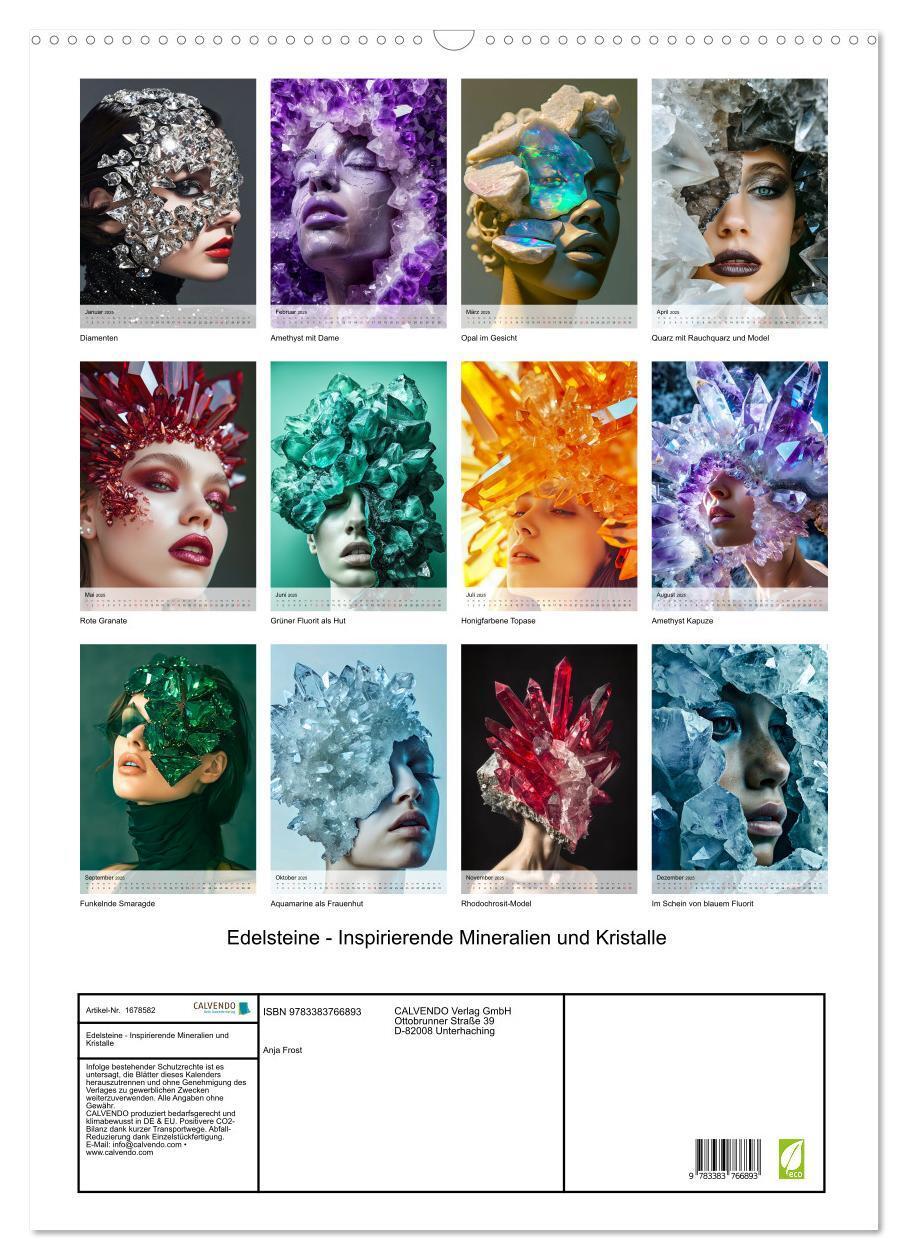 Bild: 9783383766893 | Edelsteine - Inspirierende Mineralien und Kristalle (Wandkalender...