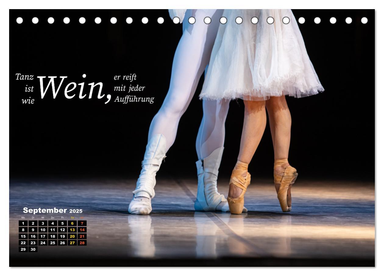 Bild: 9783383891915 | Ballett mit einem Hauch Poesie (Tischkalender 2025 DIN A5 quer),...