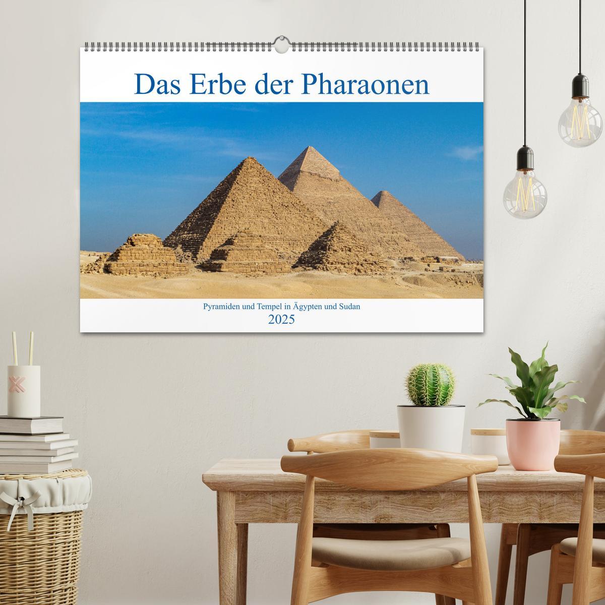 Bild: 9783435050062 | Das Erbe der Pharaonen (Wandkalender 2025 DIN A2 quer), CALVENDO...