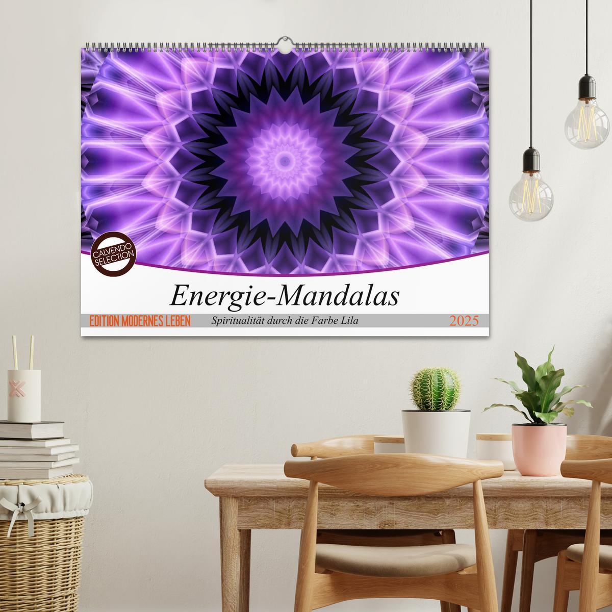 Bild: 9783435418114 | Energie - Mandalas, Spiritualität durch die Farbe Lila...