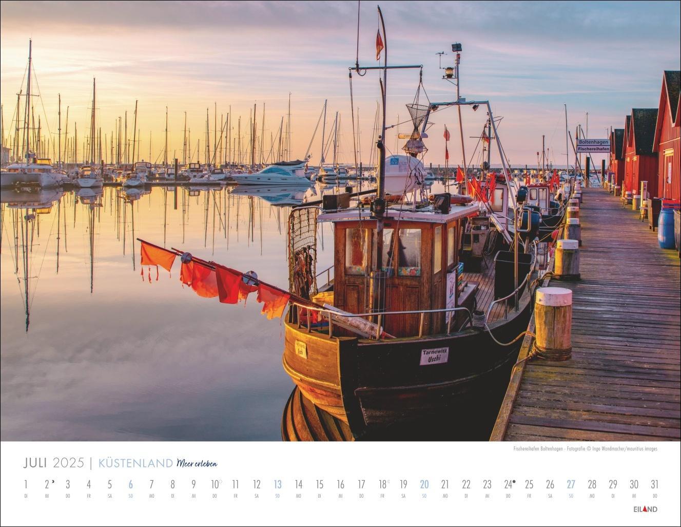 Bild: 9783964023513 | Küstenland Kalender 2025 - Meer erleben | Eiland | Kalender | 13 S.