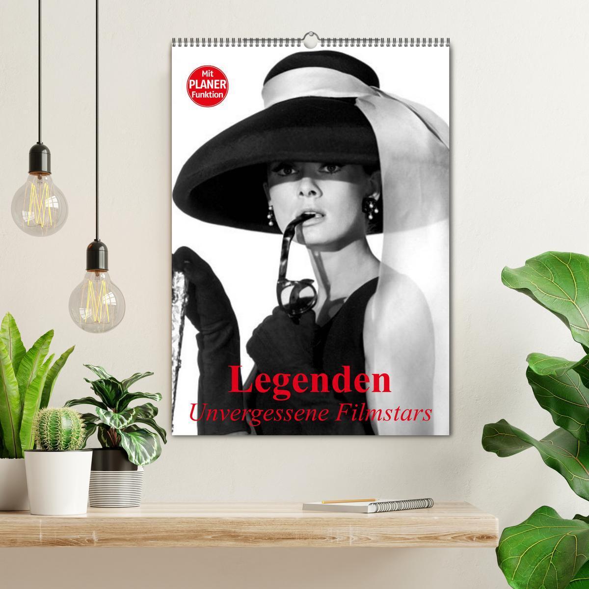 Bild: 9783457023174 | Legenden - Unvergessene Filmstars (Wandkalender 2025 DIN A2 hoch),...