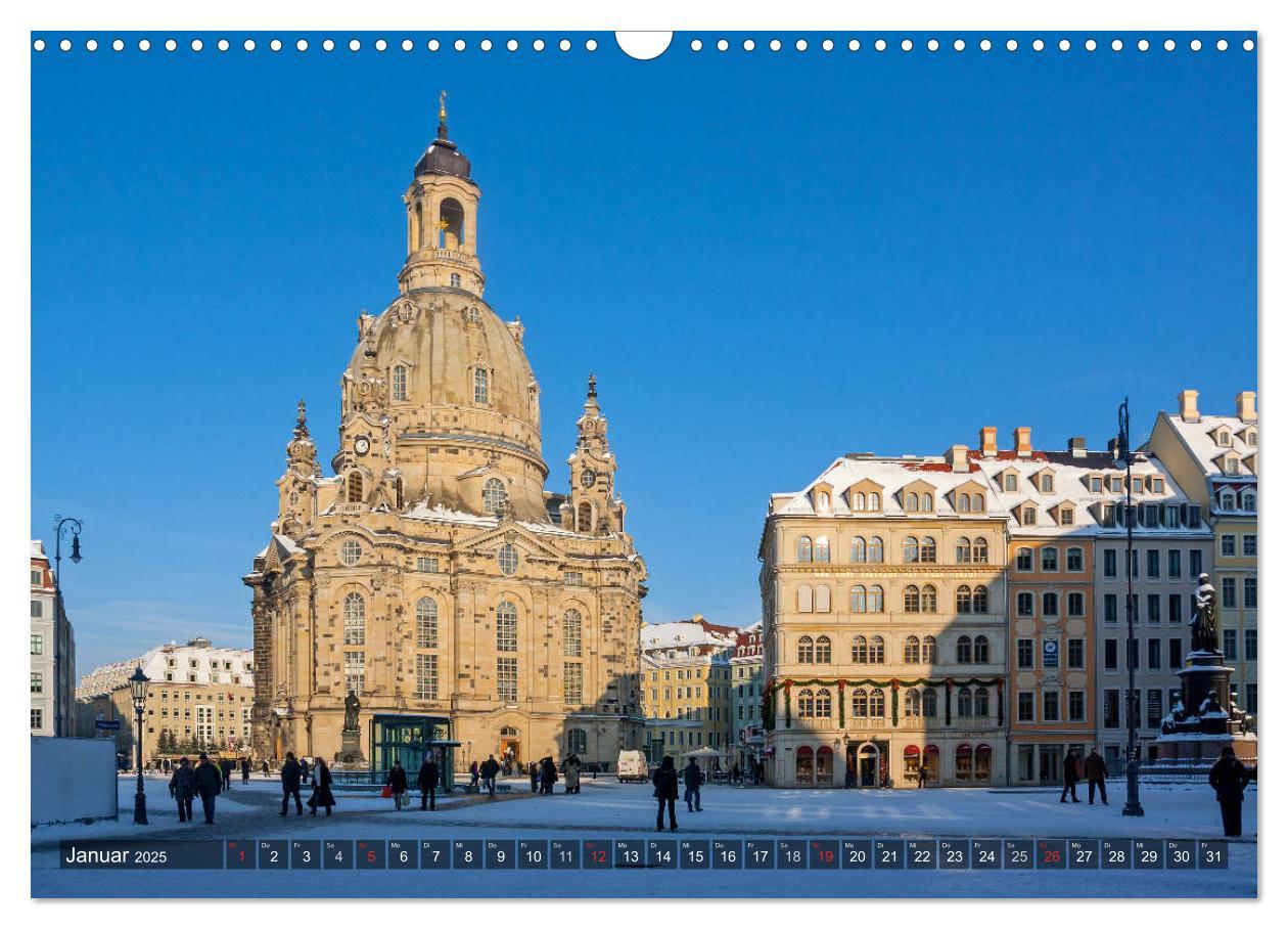 Bild: 9783435712809 | Dresden, ein Jahr an der Elbe (Wandkalender 2025 DIN A3 quer),...