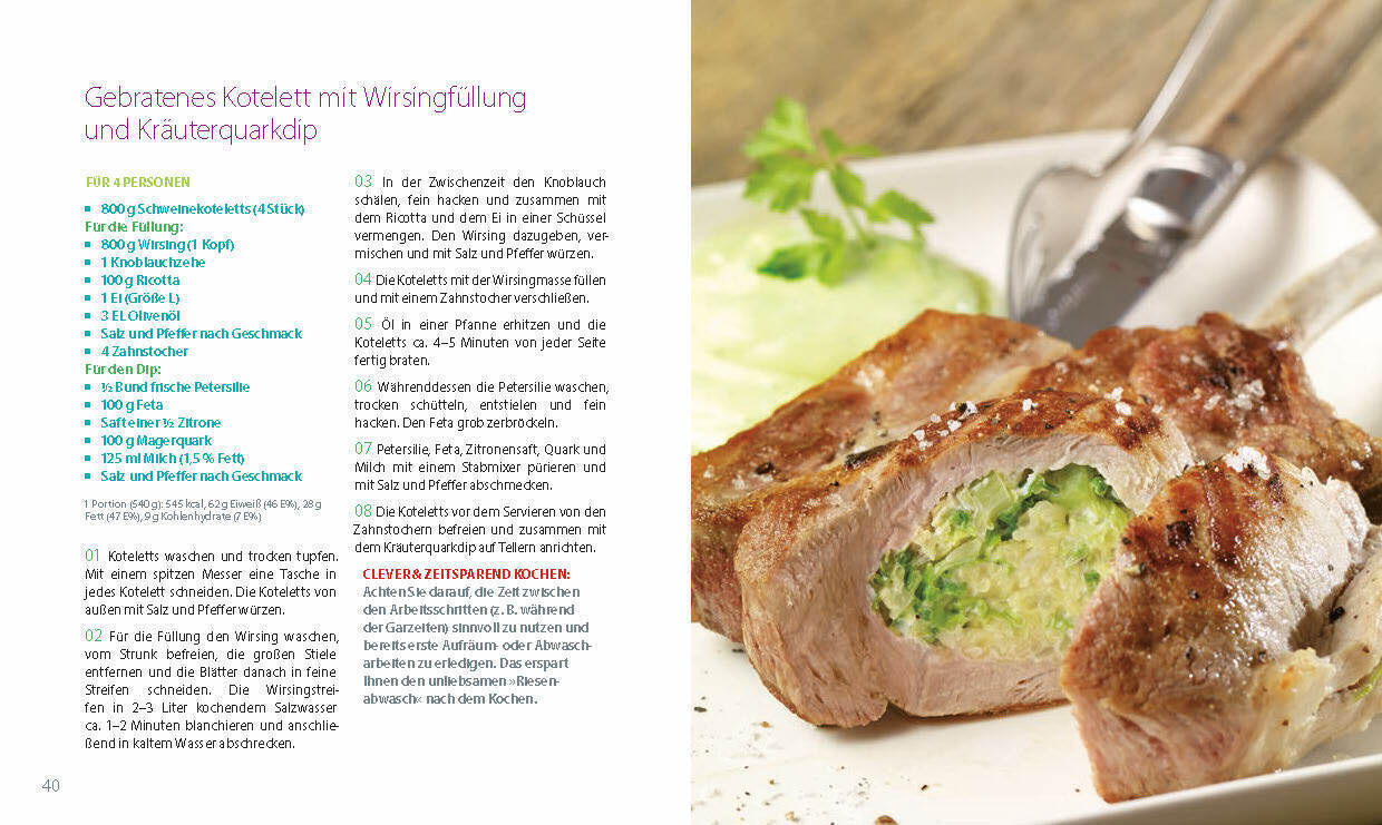 Bild: 9783942772754 | Low-Carb in 15 Minuten | 40 "leichte" Schnellrezepte zum Genießen