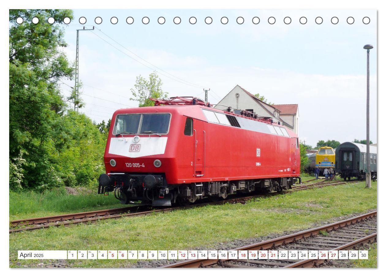 Bild: 9783457178461 | Die Baureihe 120 der Deutschen Bahn (Tischkalender 2025 DIN A5...