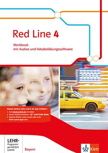 Cover: 9783125469792 | Red Line 4. Ausgabe Bayern. Workbook mit Audios und...