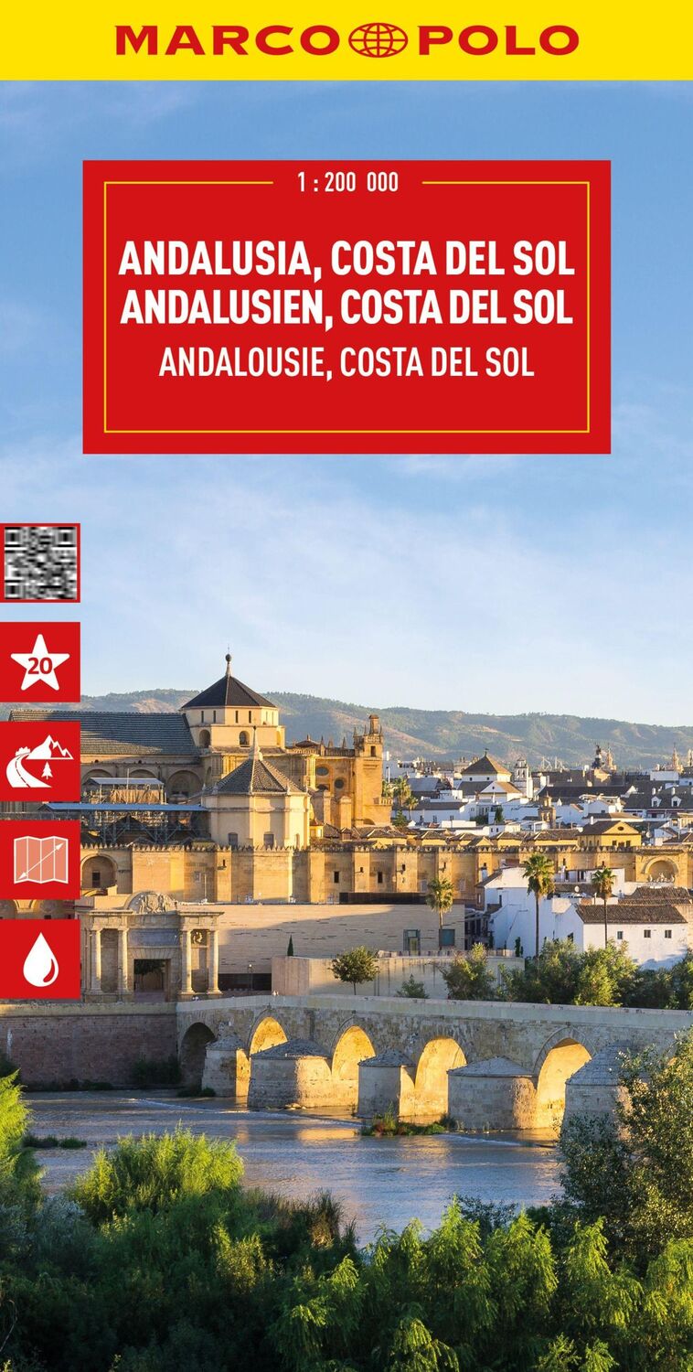 Cover: 9783575020642 | MARCO POLO Reisekarte Andalusien, Costa del Sol 1:200.000 | Deutsch