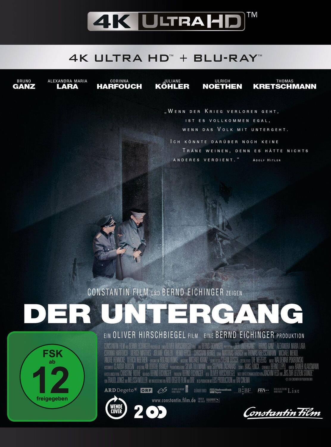 Cover: 4011976356981 | Der Untergang - 4K UHD | Blu-ray Disc | 2 Blu-ray Discs | Deutsch