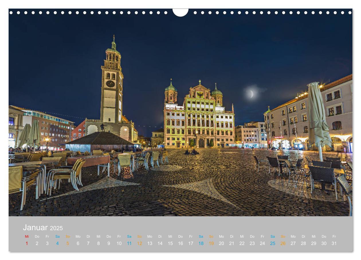 Bild: 9783435239245 | Augsburg - Stadt der Renaissance (Wandkalender 2025 DIN A3 quer),...