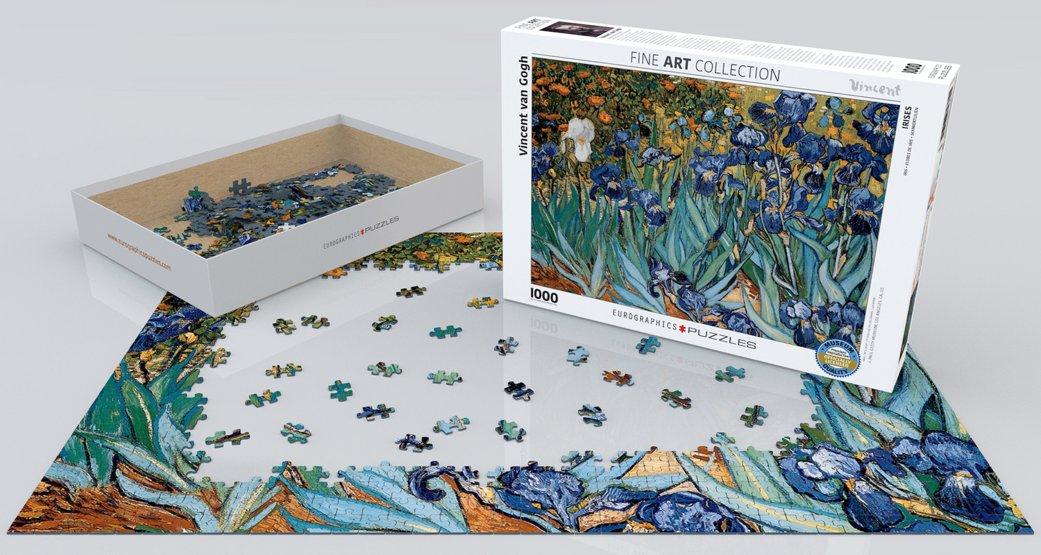 Bild: 628136643641 | Schwertlilien von Vincent van Gogh (Puzzle) | Vincent van Gogh | Spiel