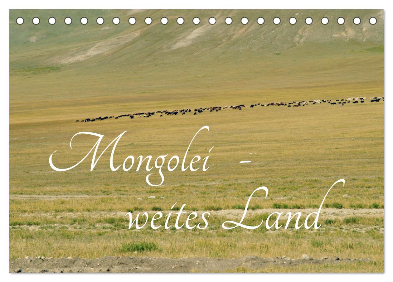 Cover: 9783435570430 | Mongolei - weites Land (Tischkalender 2025 DIN A5 quer), CALVENDO...