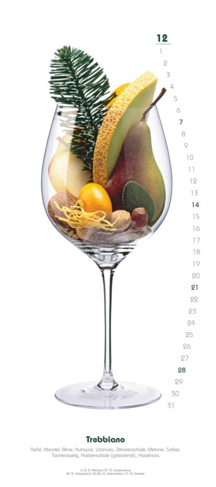 Bild: 4250809653716 | DUMONT - Weinaromen 2025 Wandkalender, 22x49,5cm, Kalender mit...