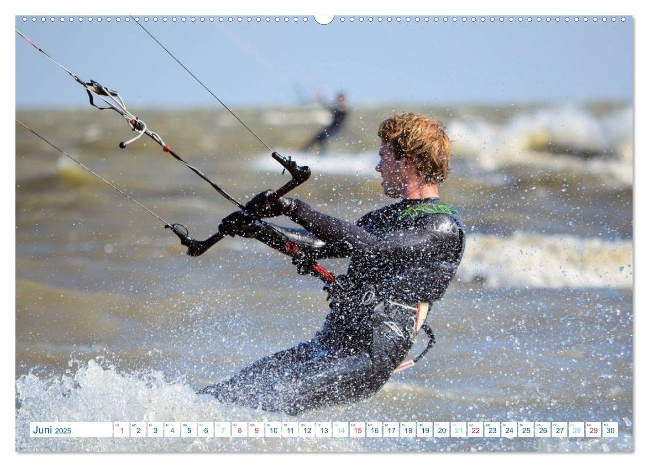 Bild: 9783435477029 | Kitesurfen - Wind und Wellen (Wandkalender 2025 DIN A2 quer),...