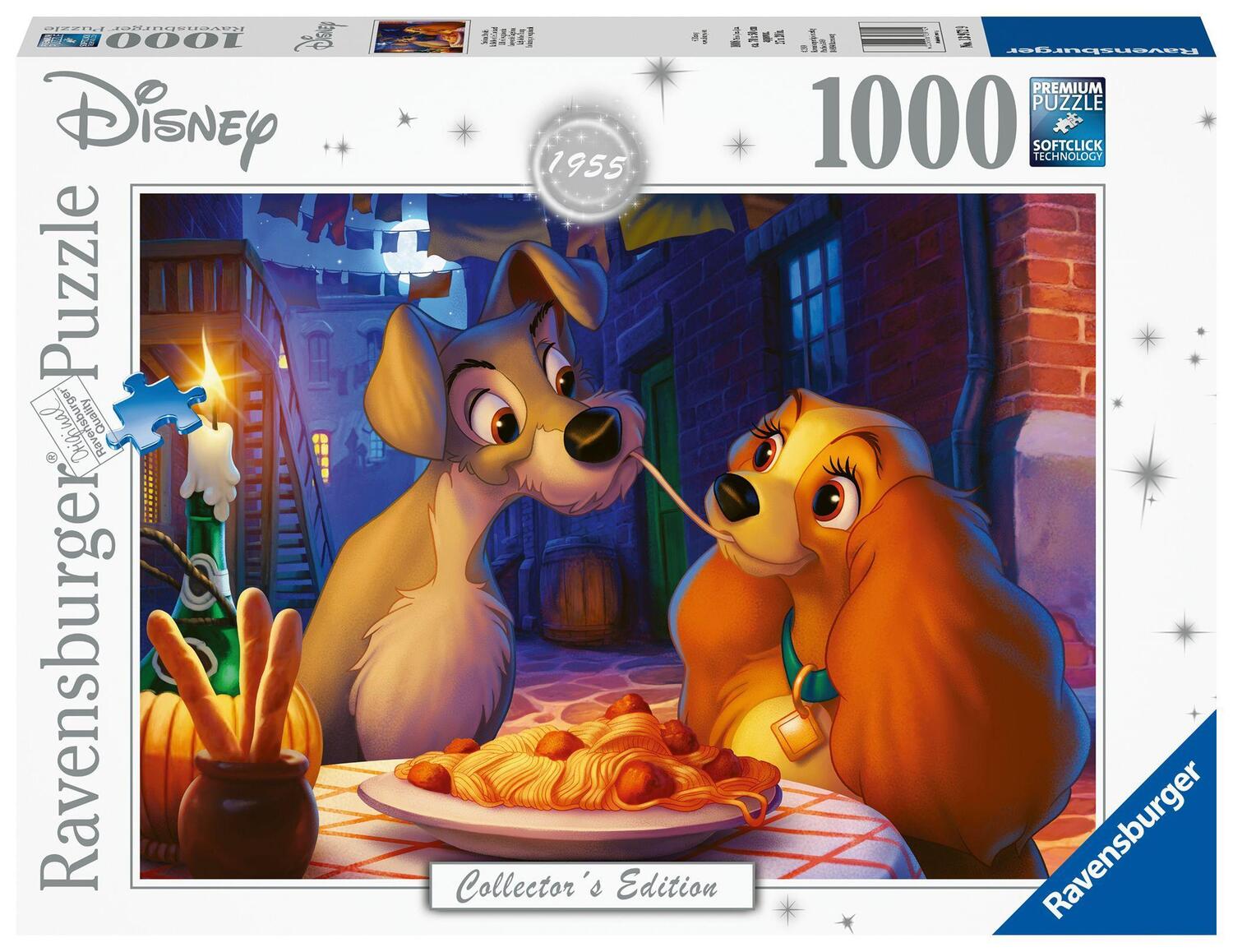 Cover: 4005556139729 | Disney Susi und Strolch. Puzzle 1000 Teile | Spiel | Deutsch | 2019