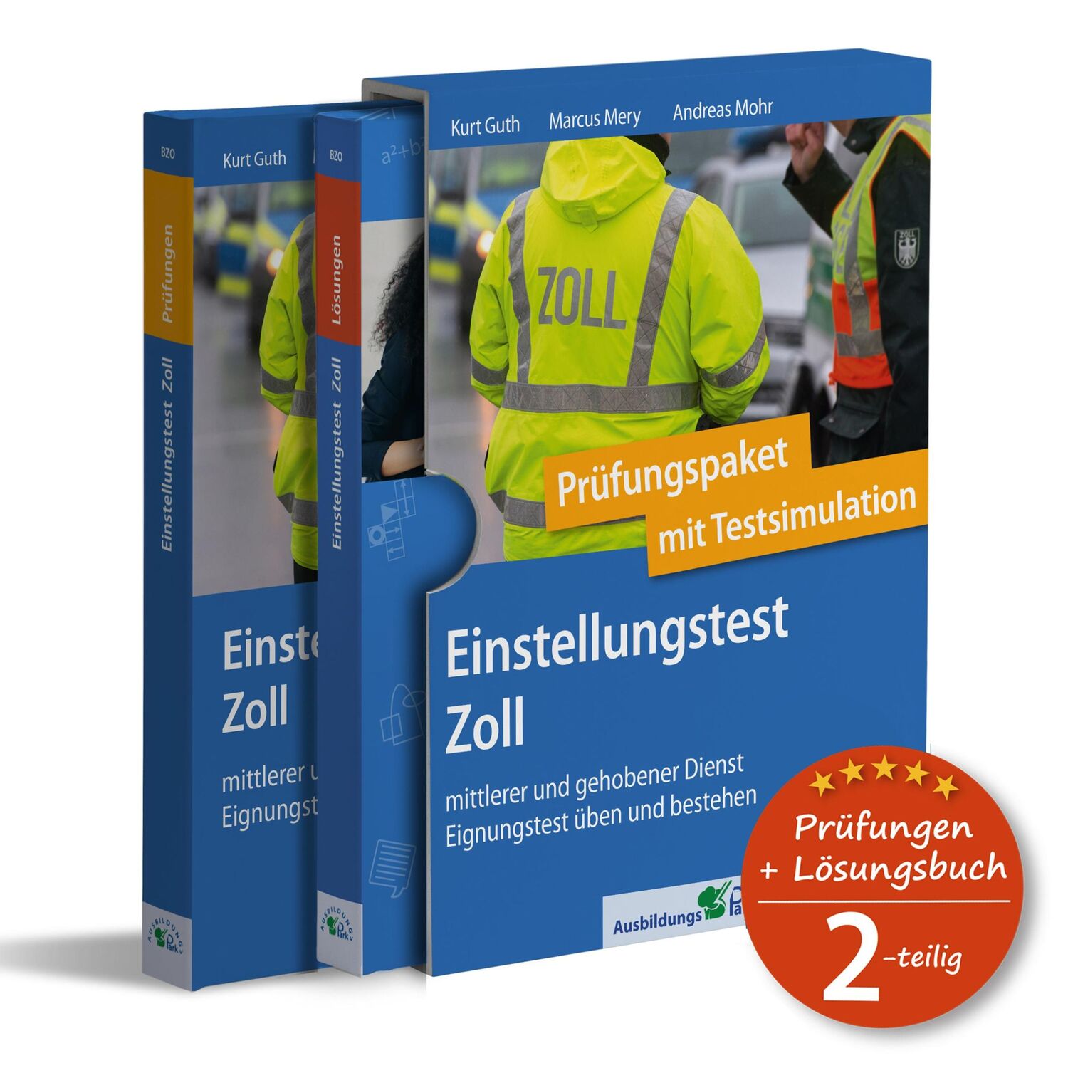 Cover: 9783956241536 | Einstellungstest Zoll: Prüfungspaket mit Testsimulation | Guth (u. a.)