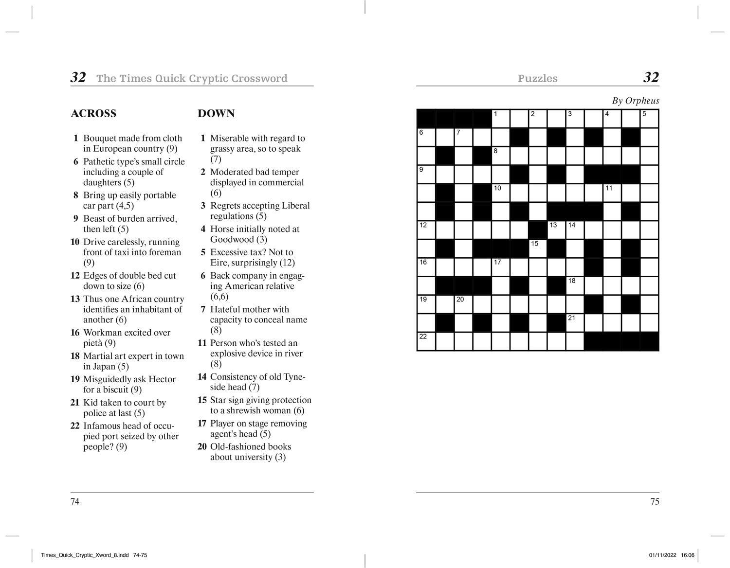 Bild: 9780008537982 | The Times Quick Cryptic Crossword Book 8 | Games (u. a.) | Taschenbuch