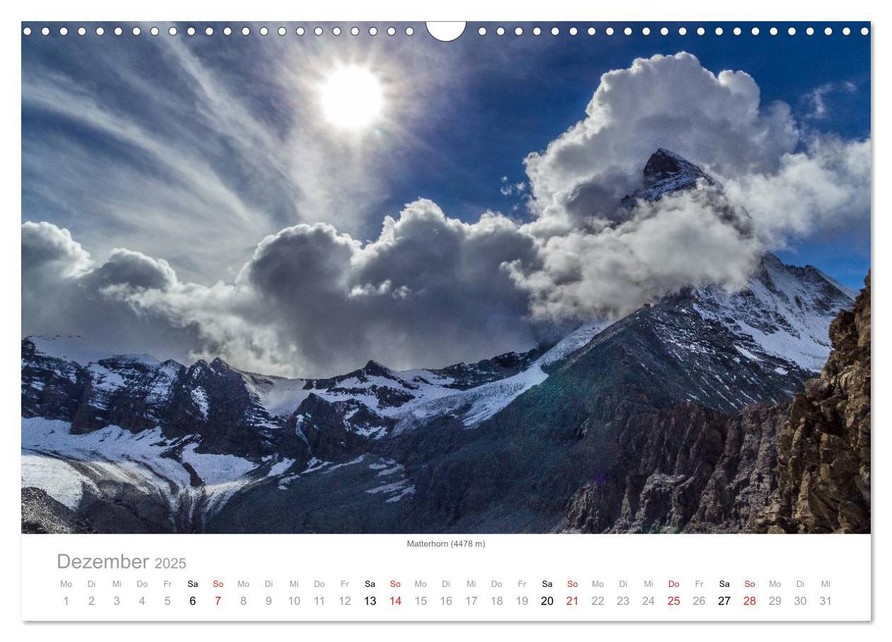 Bild: 9783435498277 | Walliser Alpen ¿ Europas »kleiner« Himalaya (Wandkalender 2025 DIN...