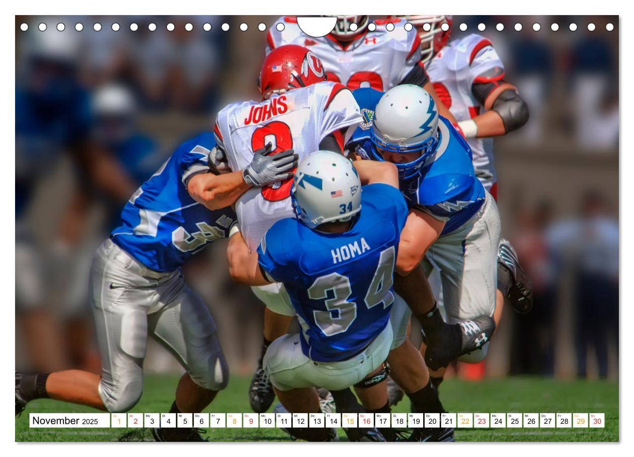 Bild: 9783383933257 | American Football - mein Sport (Wandkalender 2025 DIN A4 quer),...