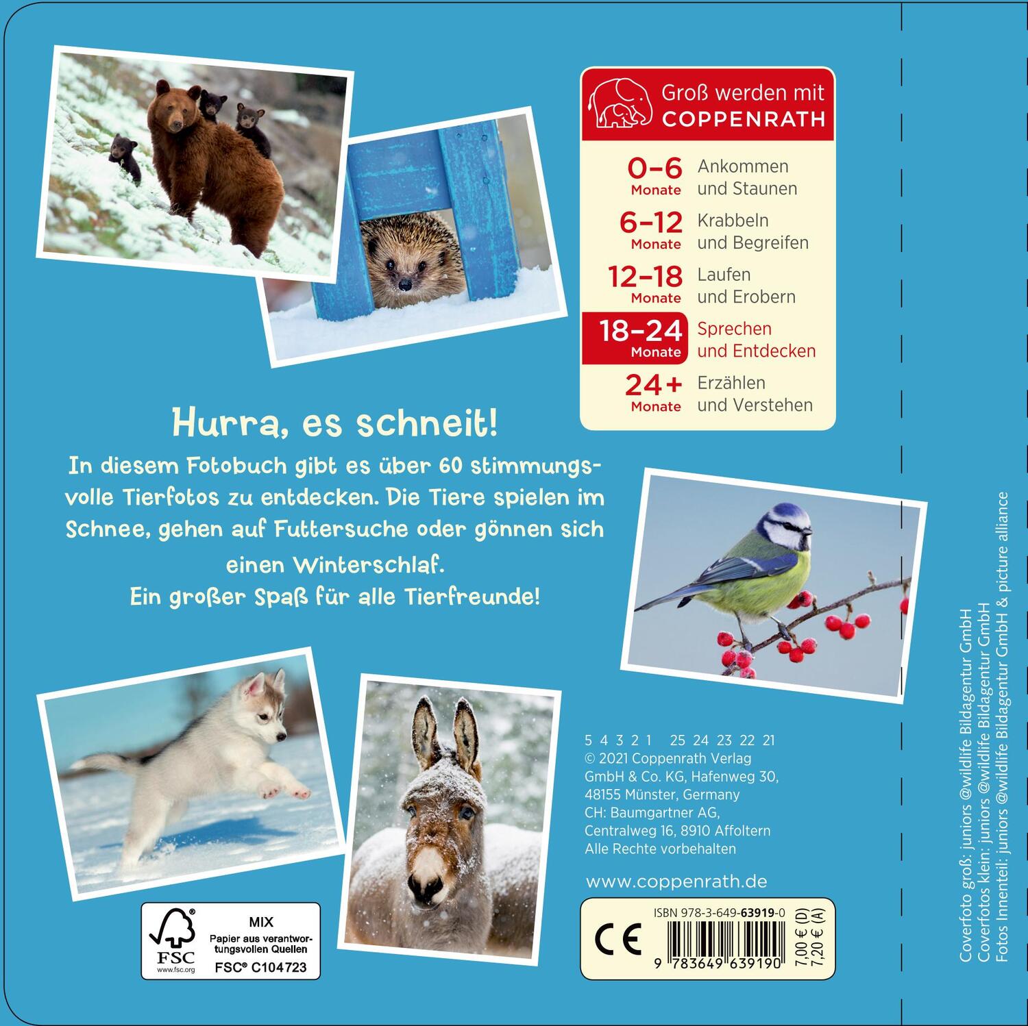 Rückseite: 9783649639190 | Meine liebsten Tiere im Winter | Buch | 28 S. | Deutsch | 2021