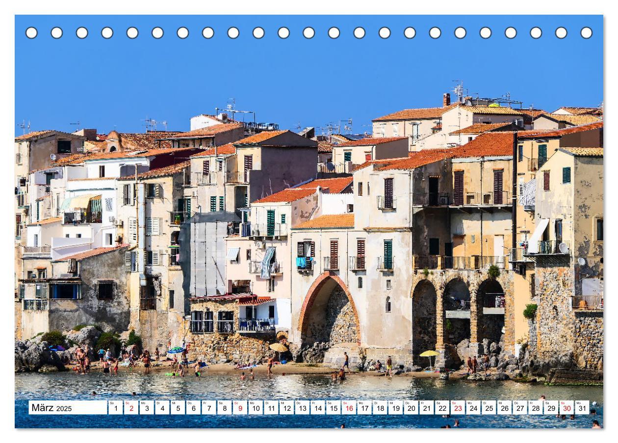 Bild: 9783383793677 | Cefalù Perle Siziliens (Tischkalender 2025 DIN A5 quer), CALVENDO...