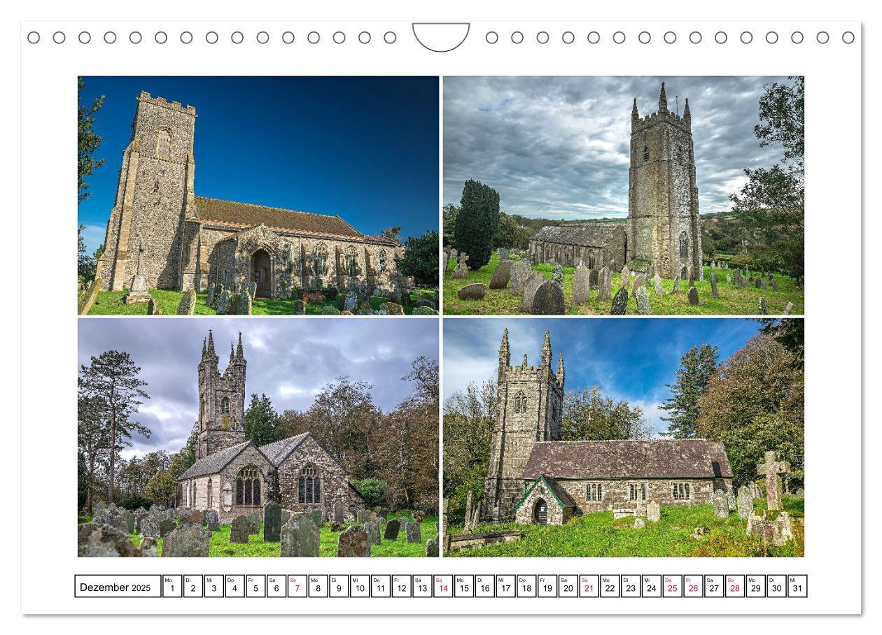 Bild: 9783383762291 | Trutzig und Wehrhaft - Englands Kirchen (Wandkalender 2025 DIN A4...