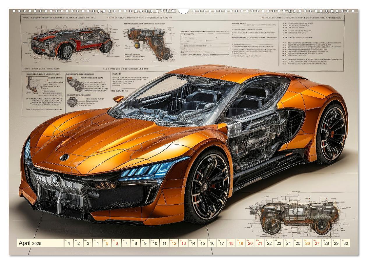 Bild: 9783383880124 | Blickpunkt Auto Design Zukunft (hochwertiger Premium Wandkalender...