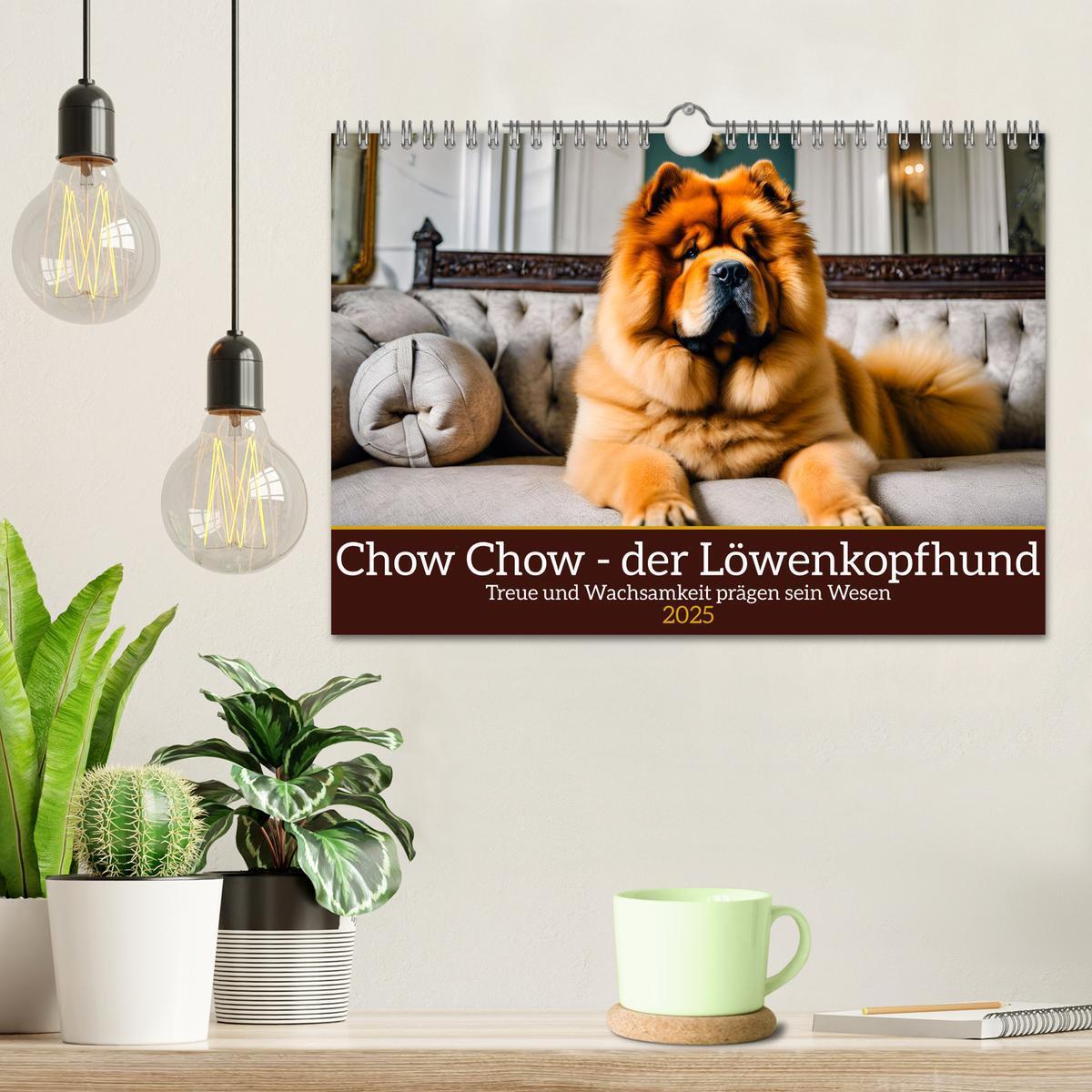 Bild: 9783457015513 | Chow Chow - der Löwenkopfhund (Wandkalender 2025 DIN A4 quer),...