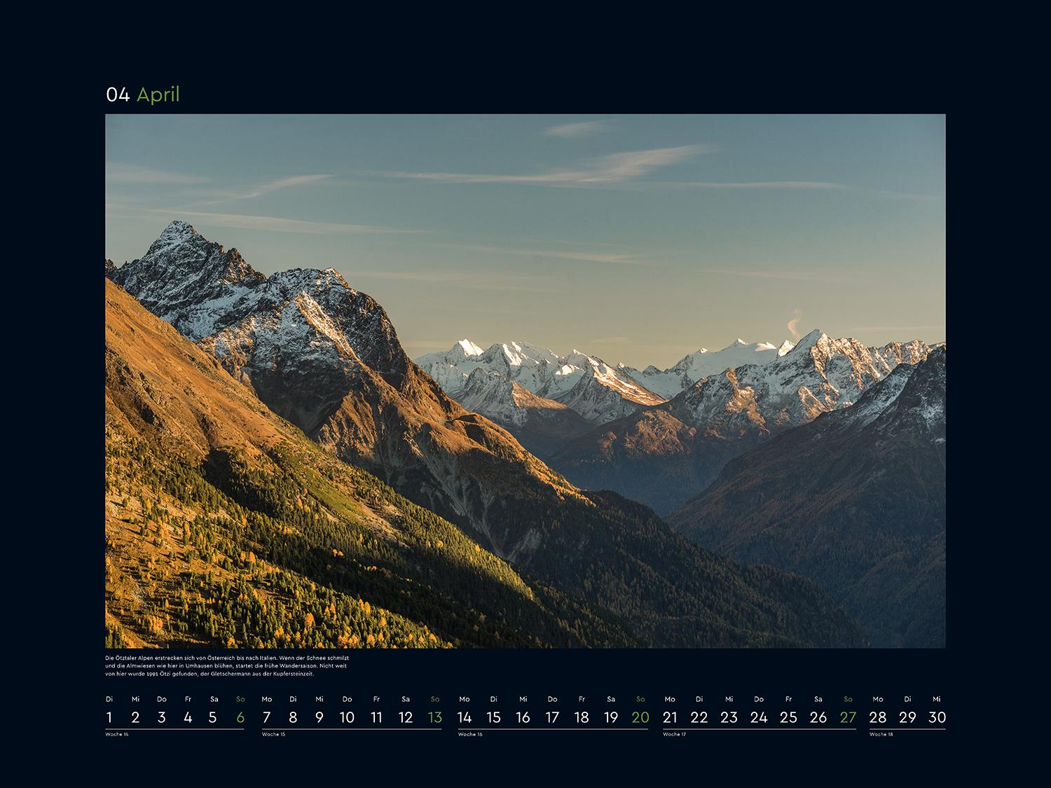 Bild: 9783965913653 | Wildnis Alpen - KUNTH Wandkalender 2025 | Kalender | 14 S. | Deutsch