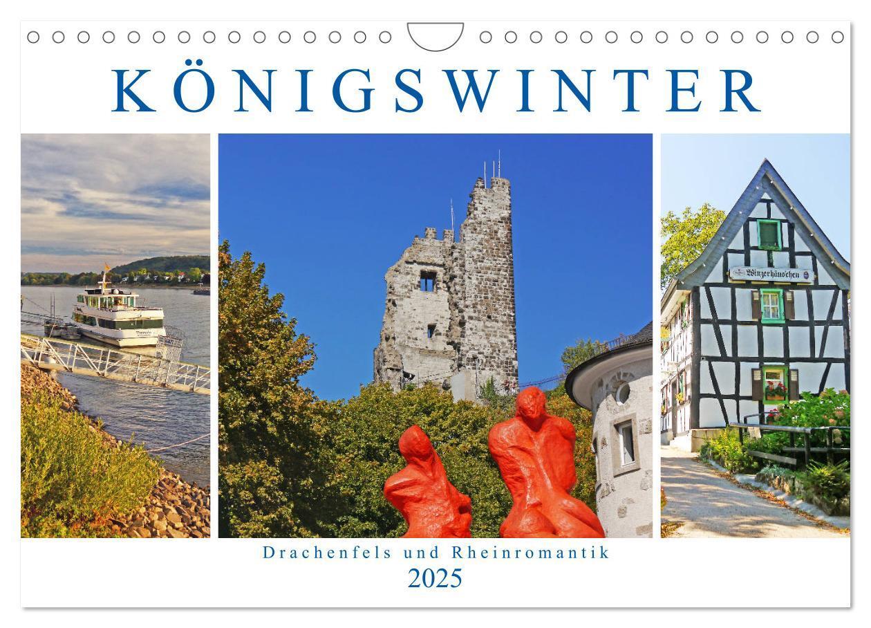 Cover: 9783435207978 | Königswinter. Drachenfels und Rheinromantik (Wandkalender 2025 DIN...