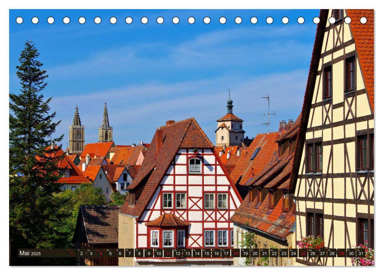 Bild: 9783435280773 | Rothenburg o. d. Tauber - Perle des Taubertales (Tischkalender 2025...