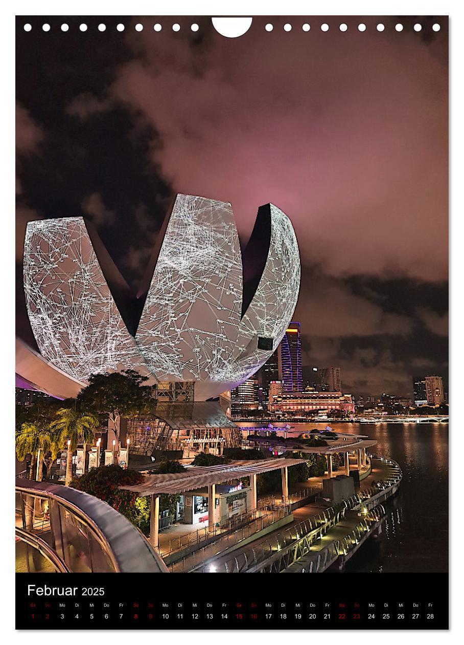 Bild: 9783457225370 | Singapur - Faszinierende Lichterwelt Marina Bay (Wandkalender 2025...