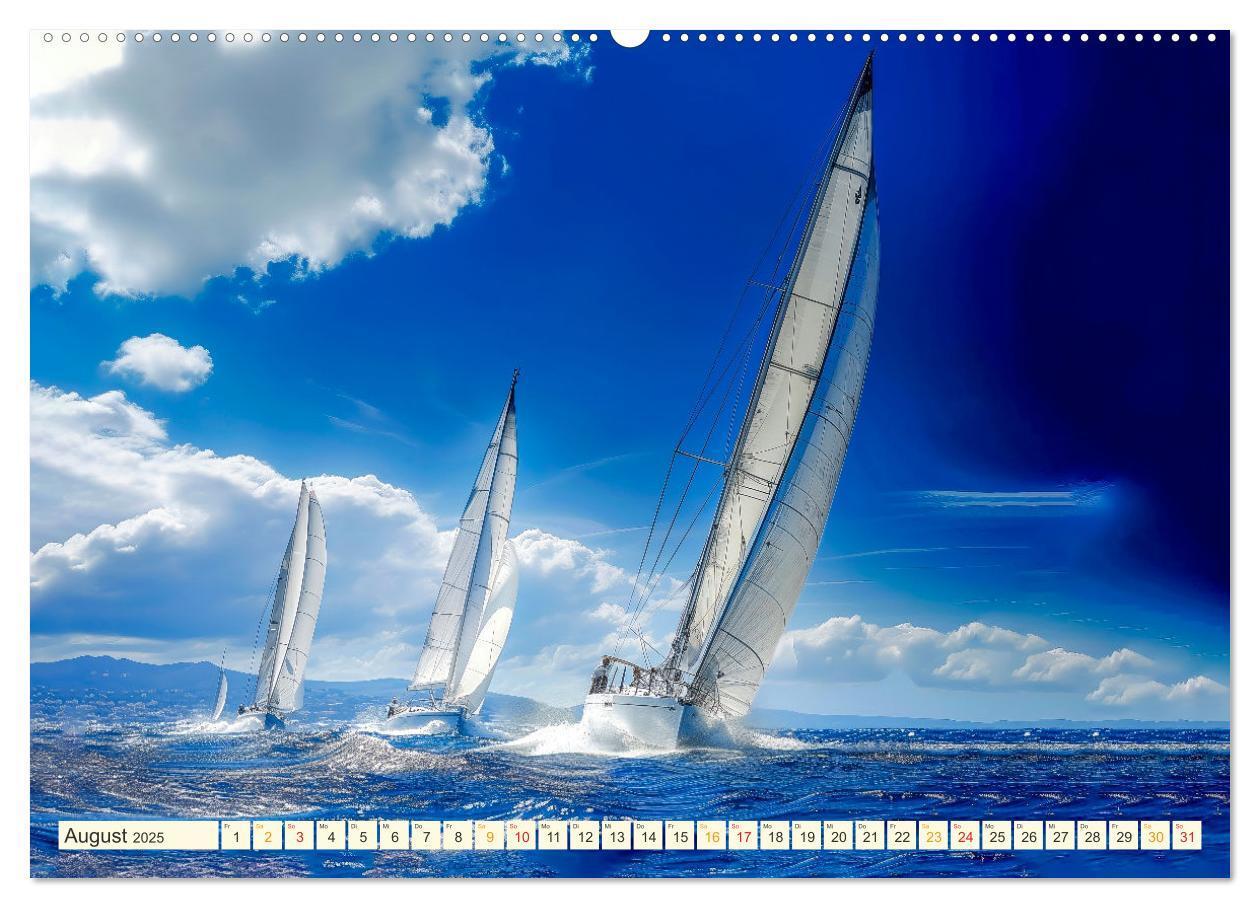 Bild: 9783383779619 | Segeln - schöne Momente (Wandkalender 2025 DIN A2 quer), CALVENDO...