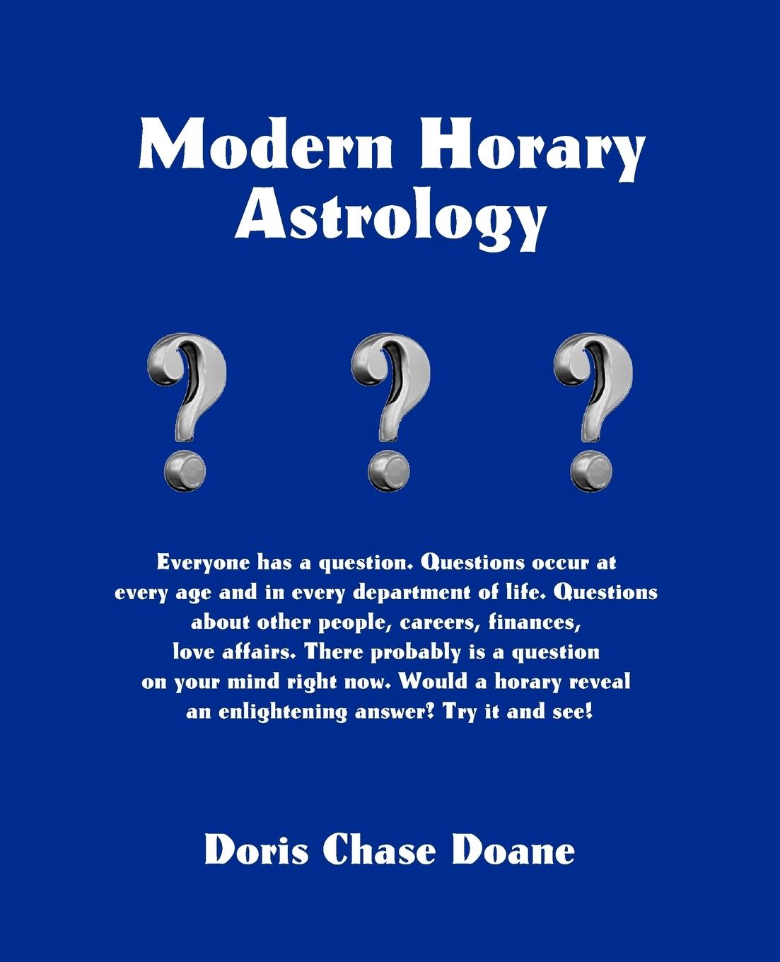 Cover: 9780866904391 | Modern Horary Astrology | Doris Chase Doane | Taschenbuch | Englisch