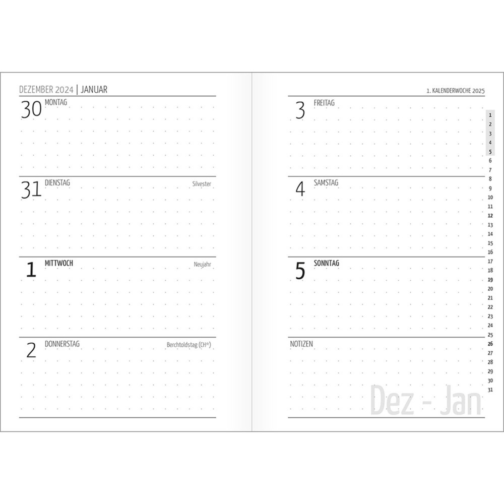 Bild: 9783754869352 | Tage voller Licht 2025 | Termin-Kalender für unterwegs | Kalender