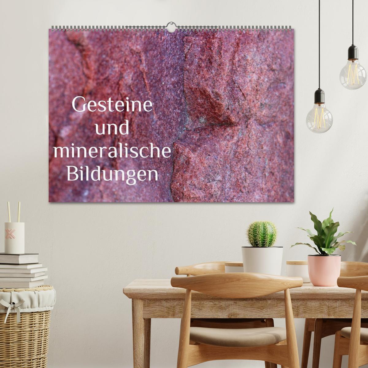 Bild: 9783435676026 | Gesteine und mineralische Bildungen (Wandkalender 2025 DIN A2...