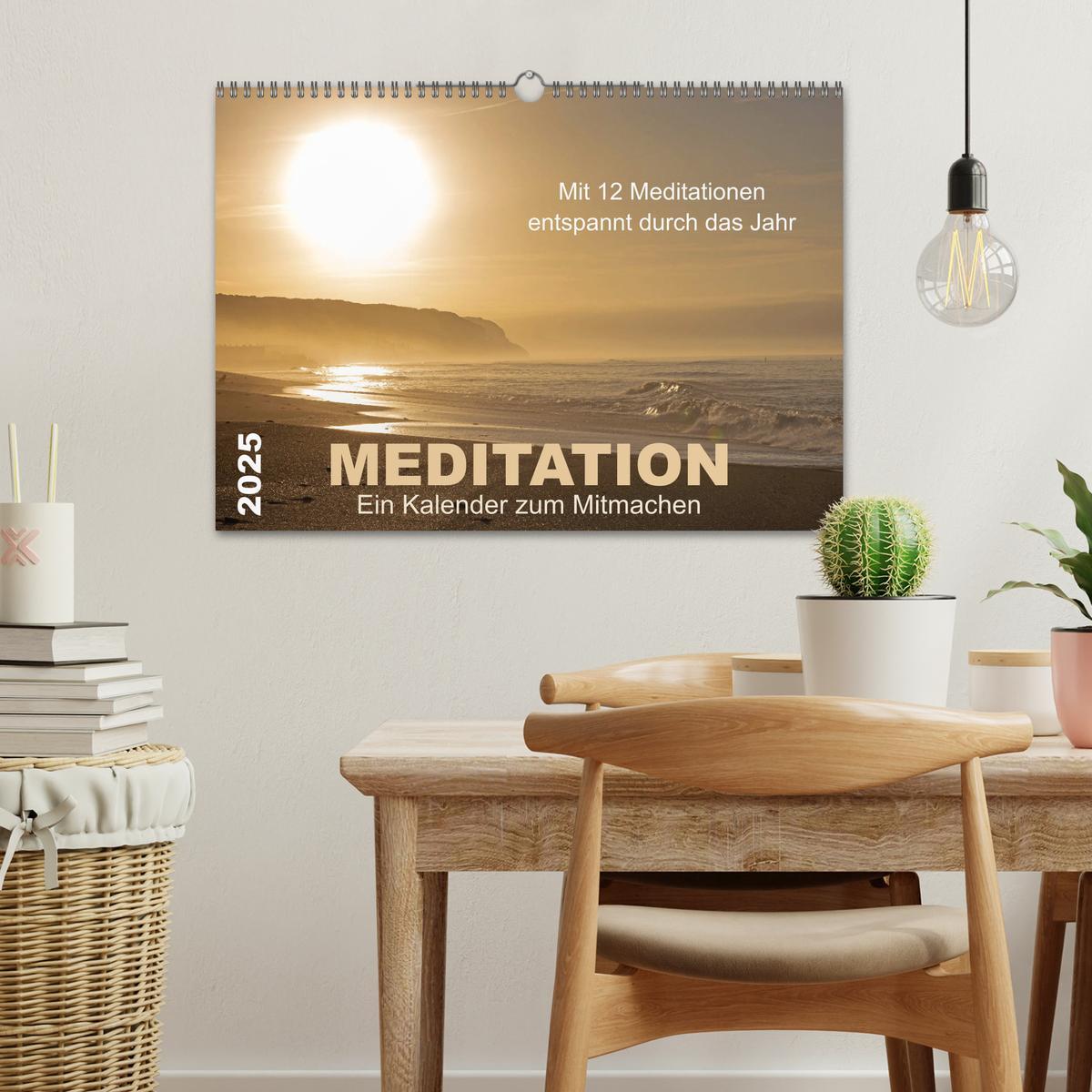 Bild: 9783435184323 | Meditation - Ein Kalender zum Mitmachen (Wandkalender 2025 DIN A3...