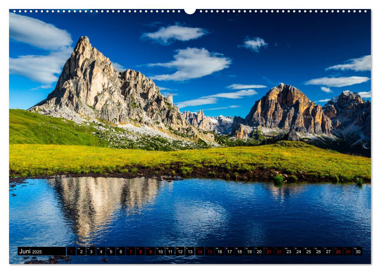 Bild: 9783435292578 | Bergseen in den Dolomiten (Wandkalender 2025 DIN A2 quer), CALVENDO...