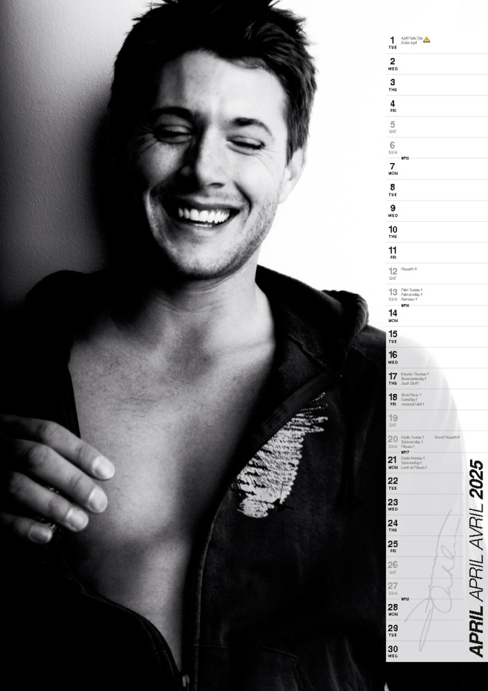 Bild: 9798893610444 | Jensen Ackles Kalender 2025 | Der Star aus Supernatural | Kalender