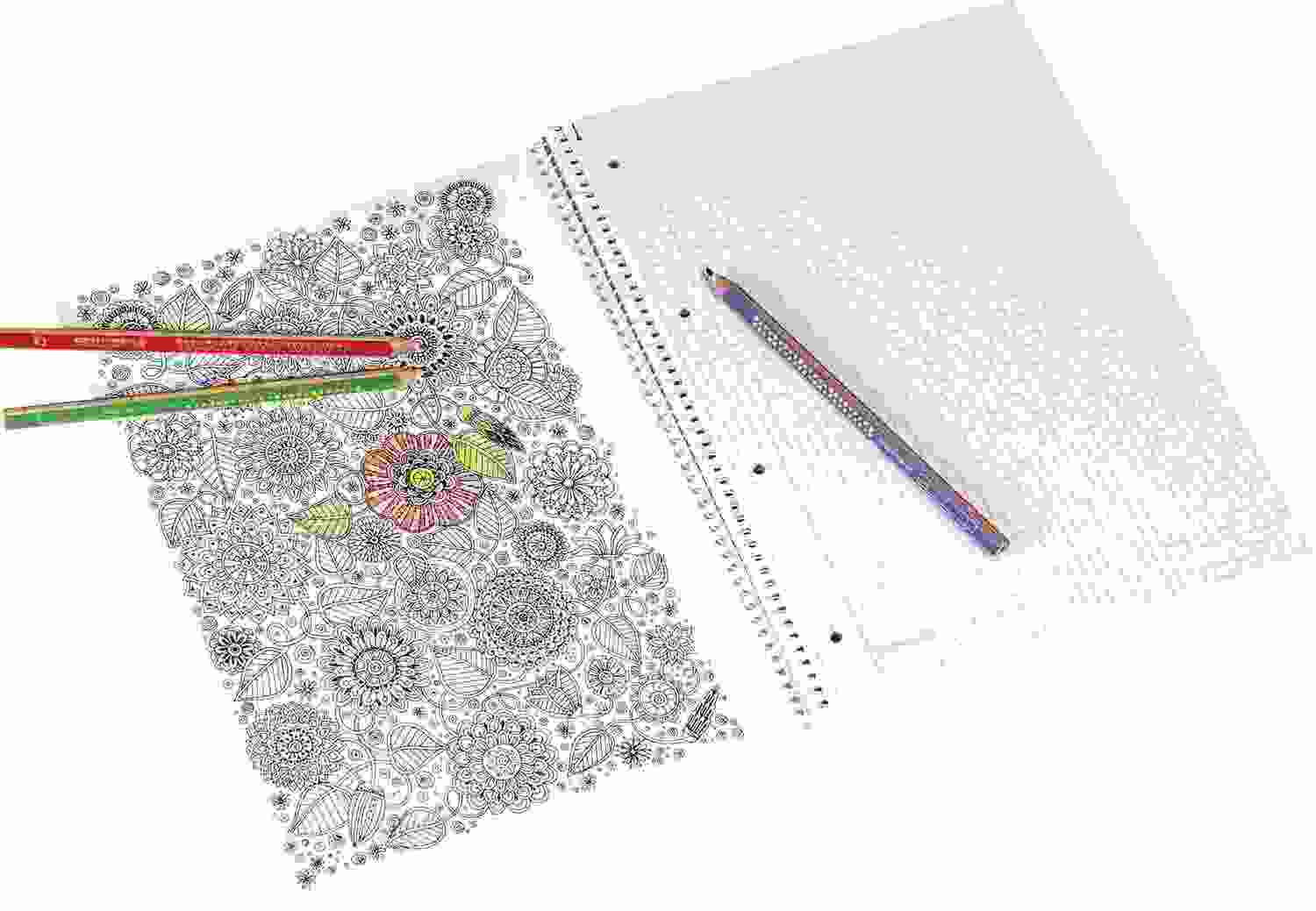 Cover: 4003273690370 | BRUNNEN Collegeblock Premium Student FLORAL ZENart, A4 Lineatur 28,...