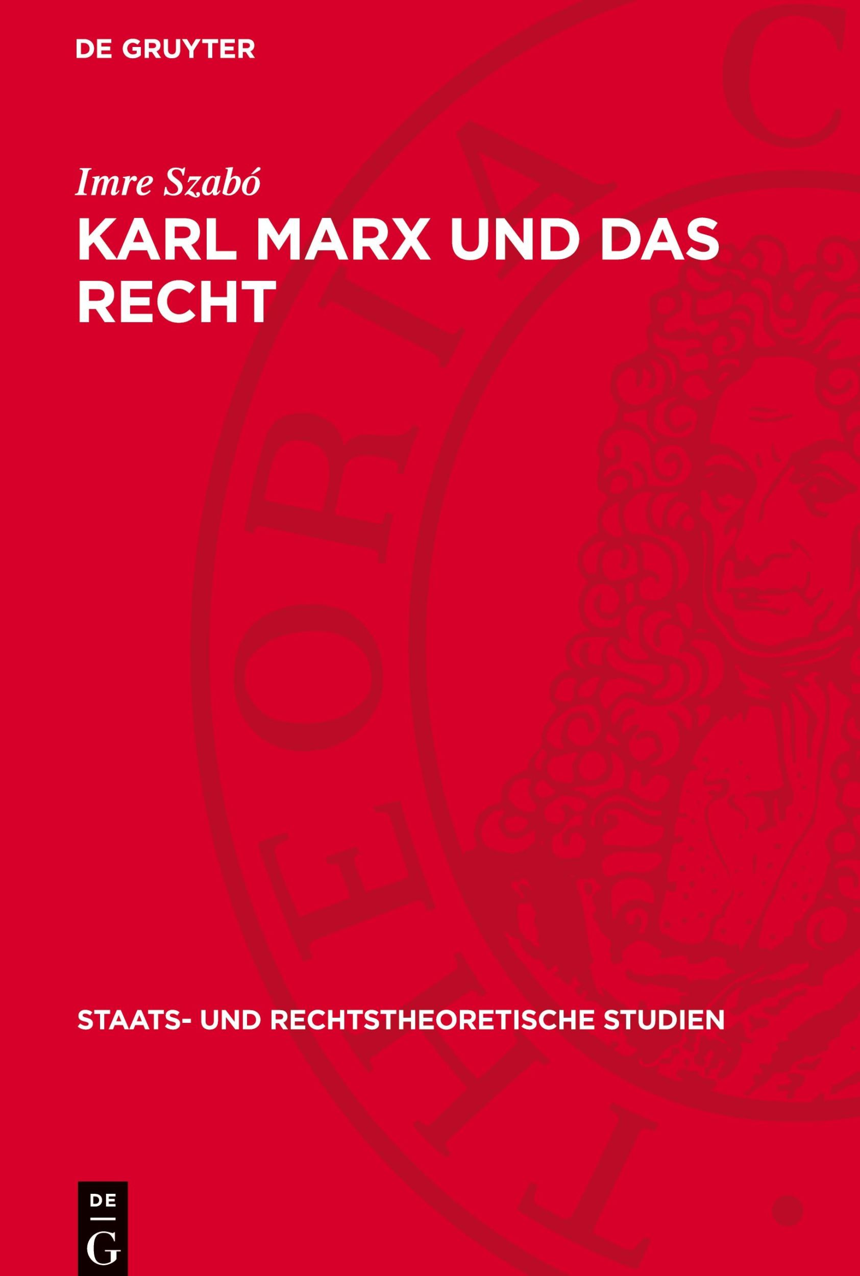 Cover: 9783112713747 | Karl Marx und das Recht | Vorträge | Imre Szabó | Buch | Deutsch