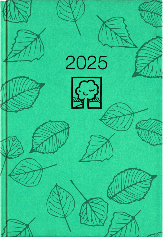 Cover: 4006928025268 | Zettler - Buchkalender 2025 türkis, 14,5x21cm, Taschenkalender mit...