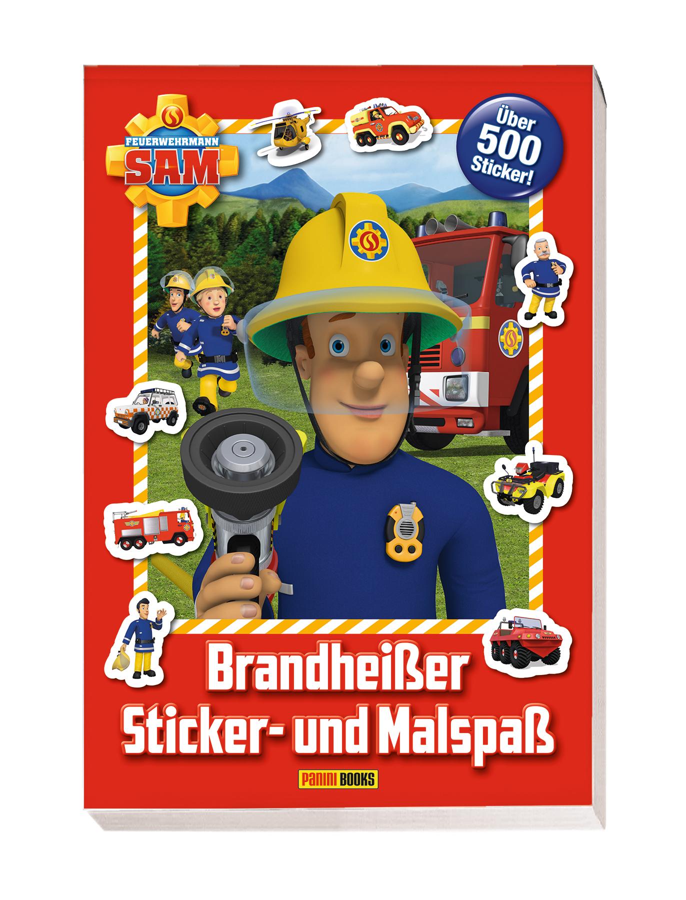 Cover: 9783833236006 | Feuerwehrmann Sam: Brandheißer Sticker- und Malspaß | Nicole Hoffart