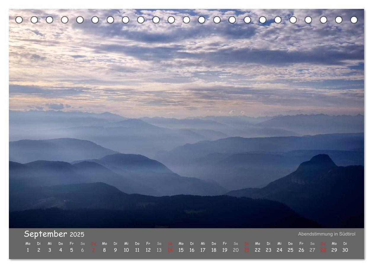 Bild: 9783435841165 | Traumhafte Bergwelt Kalender (Tischkalender 2025 DIN A5 quer),...