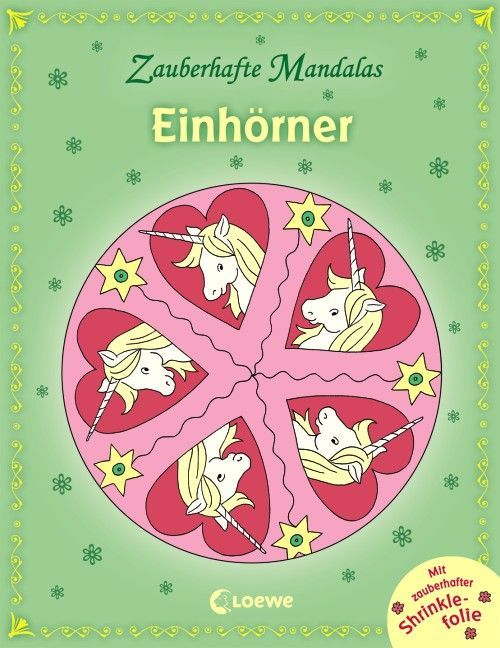 Cover: 9783785579534 | Einhörner | Zauberhafte Mandalas - Mit zauberhafter Shrinklefolie