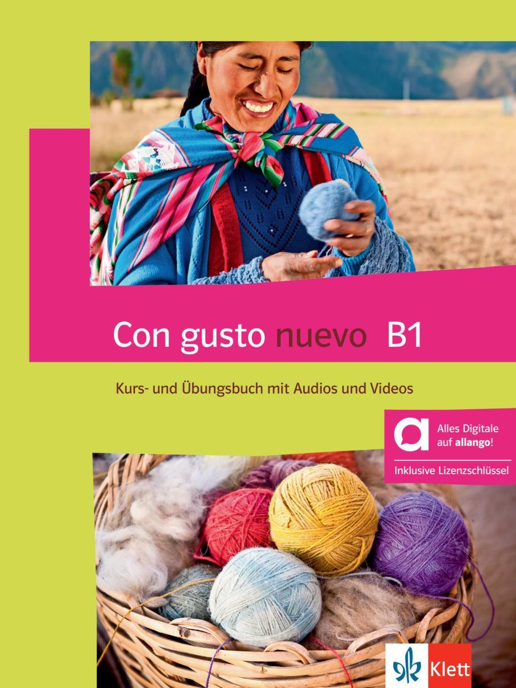 Cover: 9783125146938 | Con gusto nuevo B1 - Hybride Ausgabe allango. Kurs- und Übungsbuch