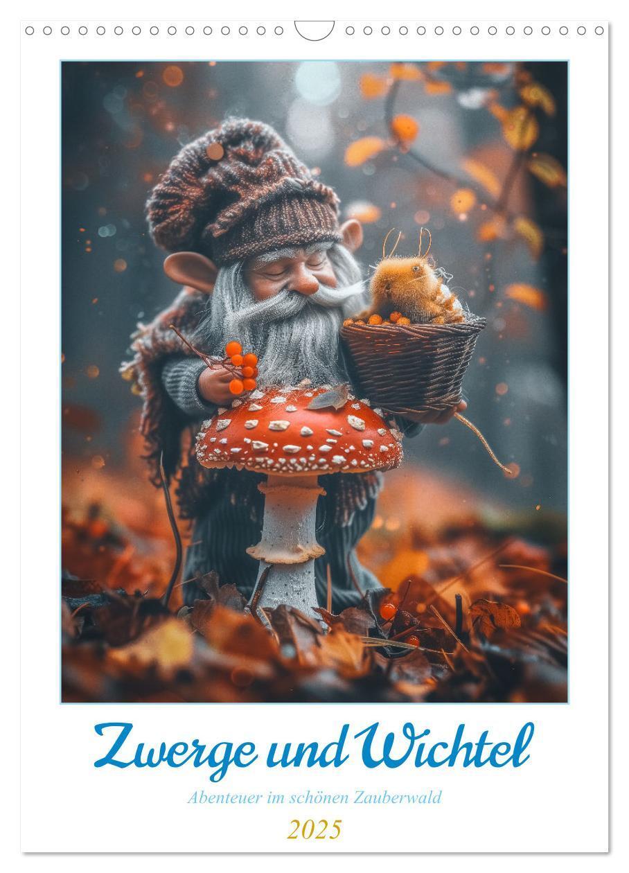 Cover: 9783383783937 | Zwerge und Wichtel (Wandkalender 2025 DIN A3 hoch), CALVENDO...