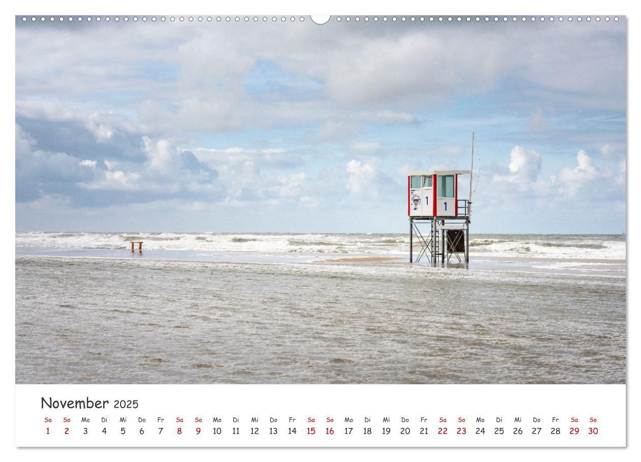 Bild: 9783435979622 | Nordsee, Meer, Strand und Wind (Wandkalender 2025 DIN A2 quer),...